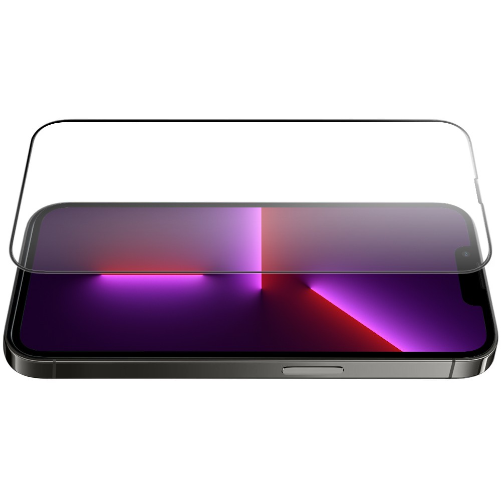 Szkło najtrwalsze kompozytowe z powłoką ceramiczną na cały ekran 5D z ramką do iPhone 13 Pro Max