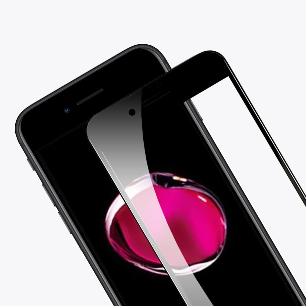 Szkło najtrwalsze kompozytowe z powłoką ceramiczną na cały ekran 5D z ramką do iPhone 7Plus/8Plus