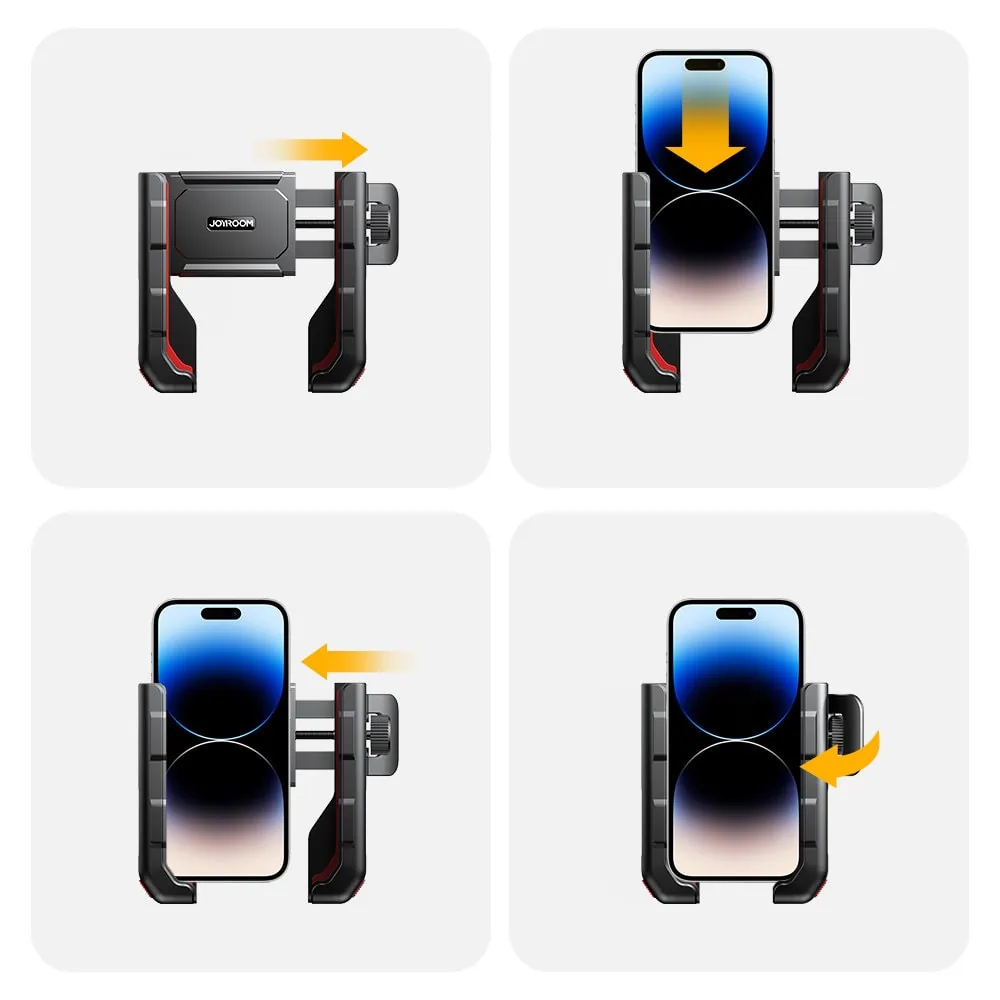 Uchwyt na telefon do hulajnogi, roweru, motocykla, czarny