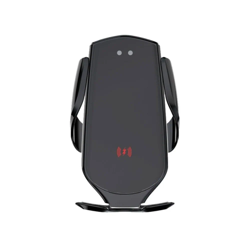 Uchwyt samochodowy, ładowanie bezprzewodowe 15W, automatyczny do kratki i na szybę, czarny
