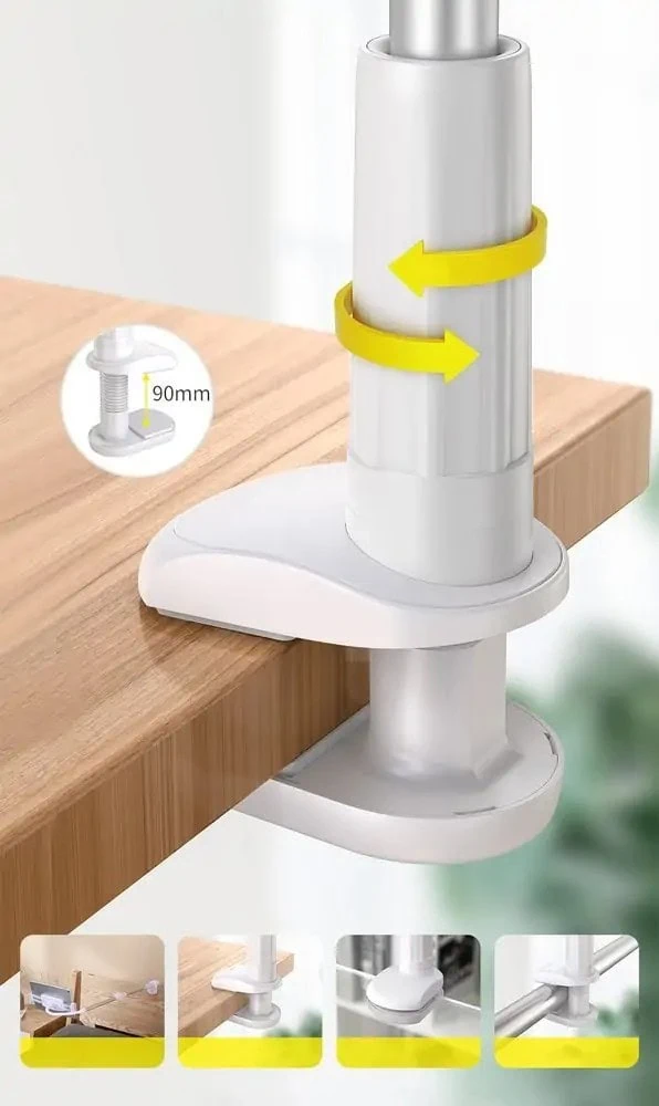 Uniwersalna podstawka, uchwyt stojak na telefon, tablet szara