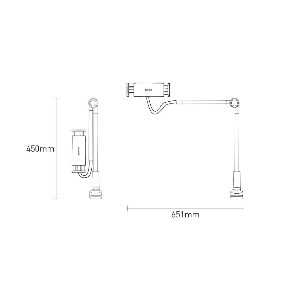Uniwersalna podstawka, uchwyt stojak na telefon, tablet szara