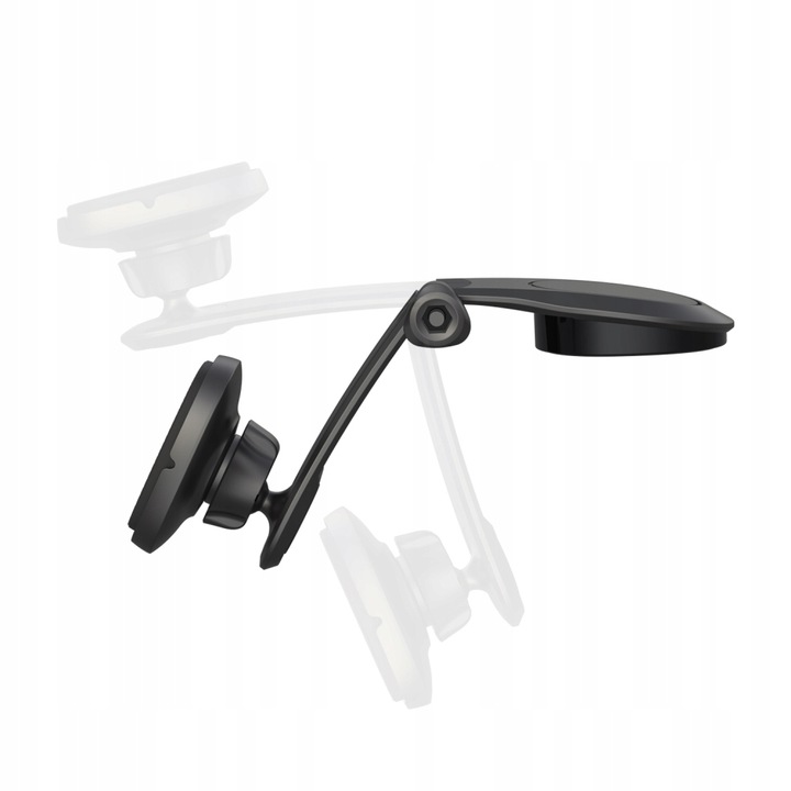 Uchwyt samochodowy magnetyczny na deskę, czarny