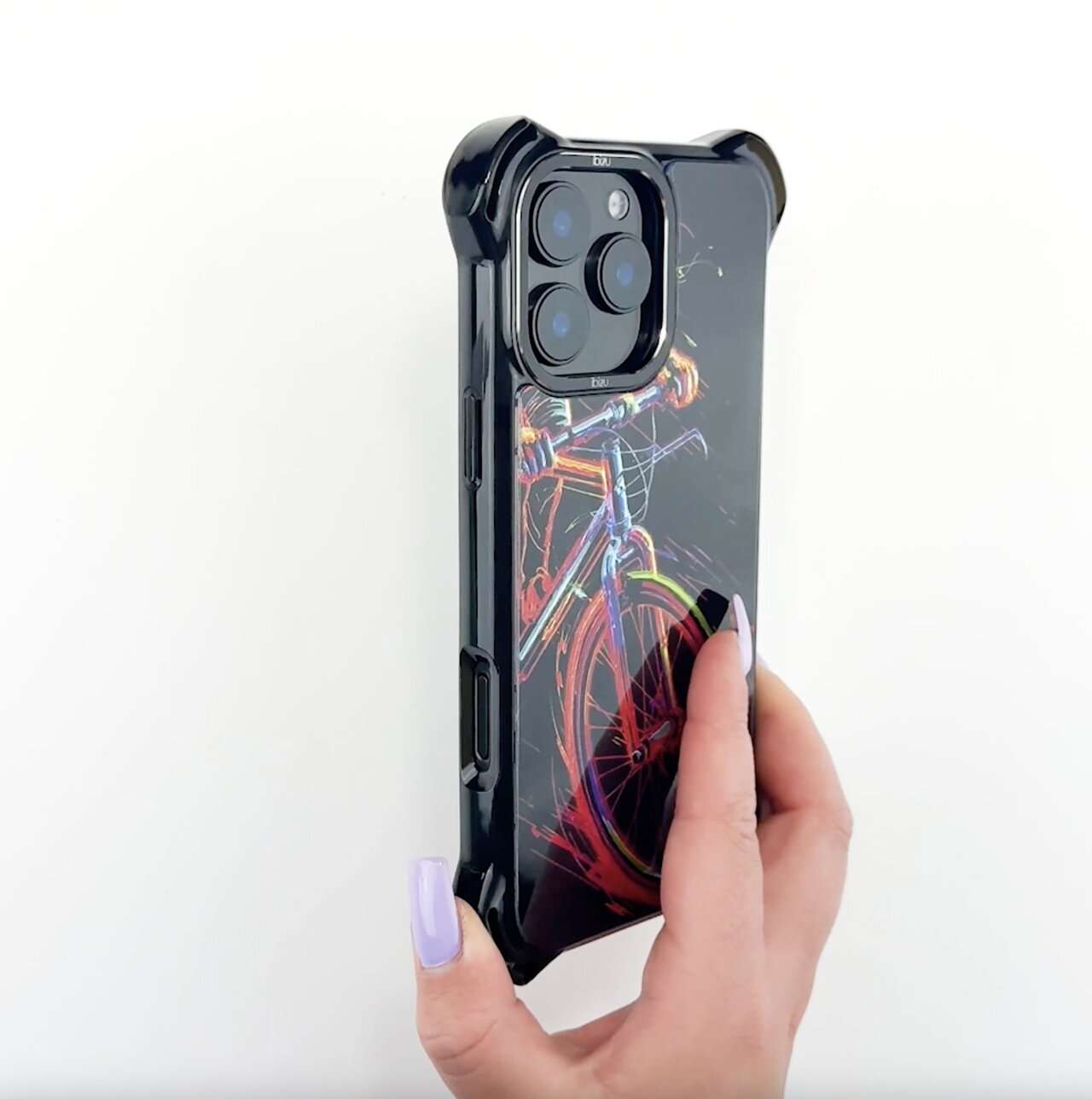 Etui do iPhone 14 Pro, Ibizu DropGuard Ultra z MagSafe, #ElectroMove, Rowerowa wibracja