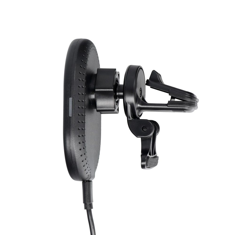 Uchwyt samochodowy do kratki z MagSafe i ładowaniem indukcyjnym, czarny