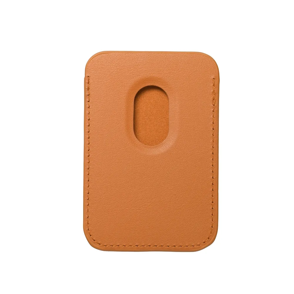 Portfel magnetyczny Leather Mag Wallet, pomarańczowy