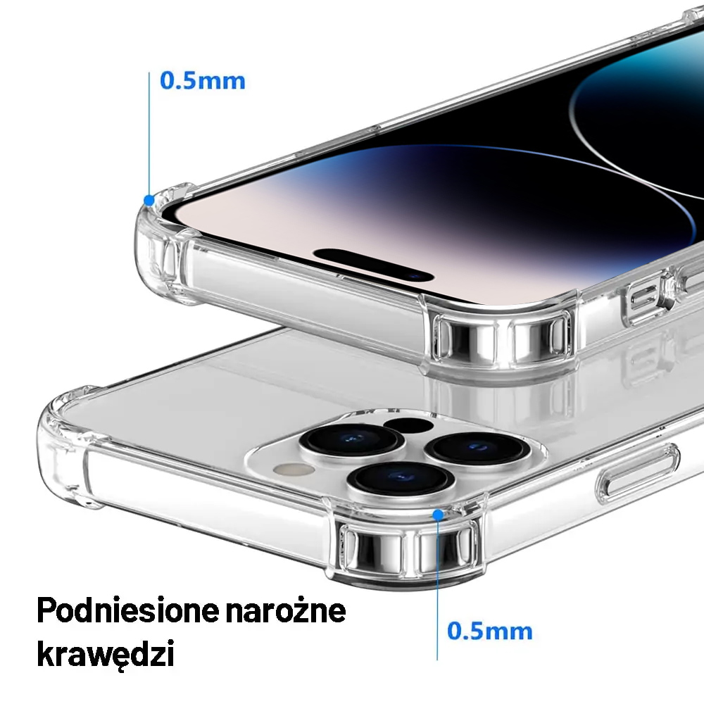 Etui bumper iPhone 14 Pro Premium VIP certyfikowany case wzmocnione rogi