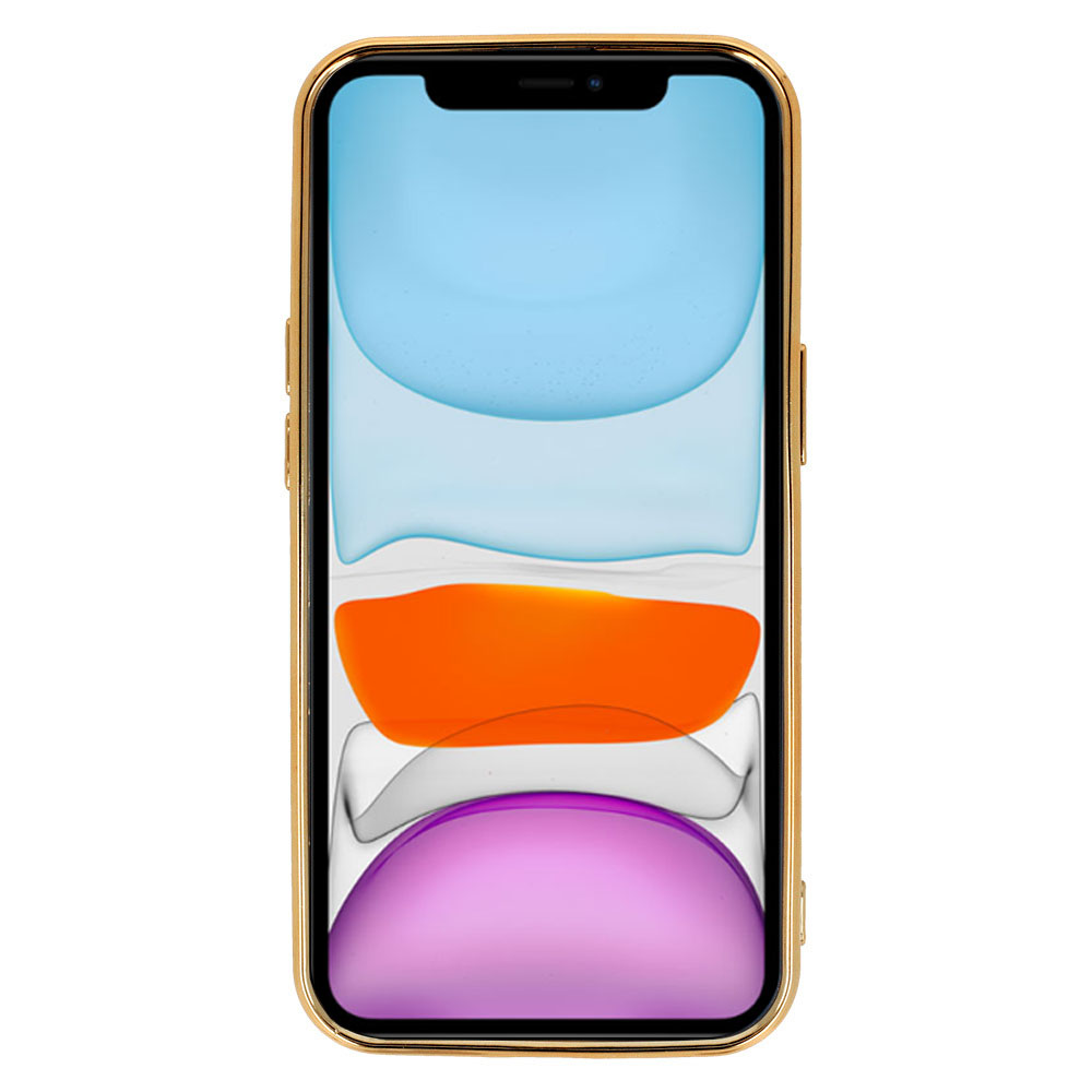 Etui do iPhone 11 Liquid Gold Magsafe, białe