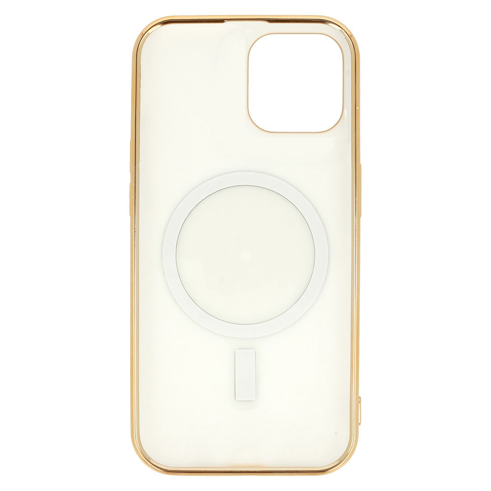 Etui do iPhone 11 Pro Max Liquid Gold Magsafe, białe