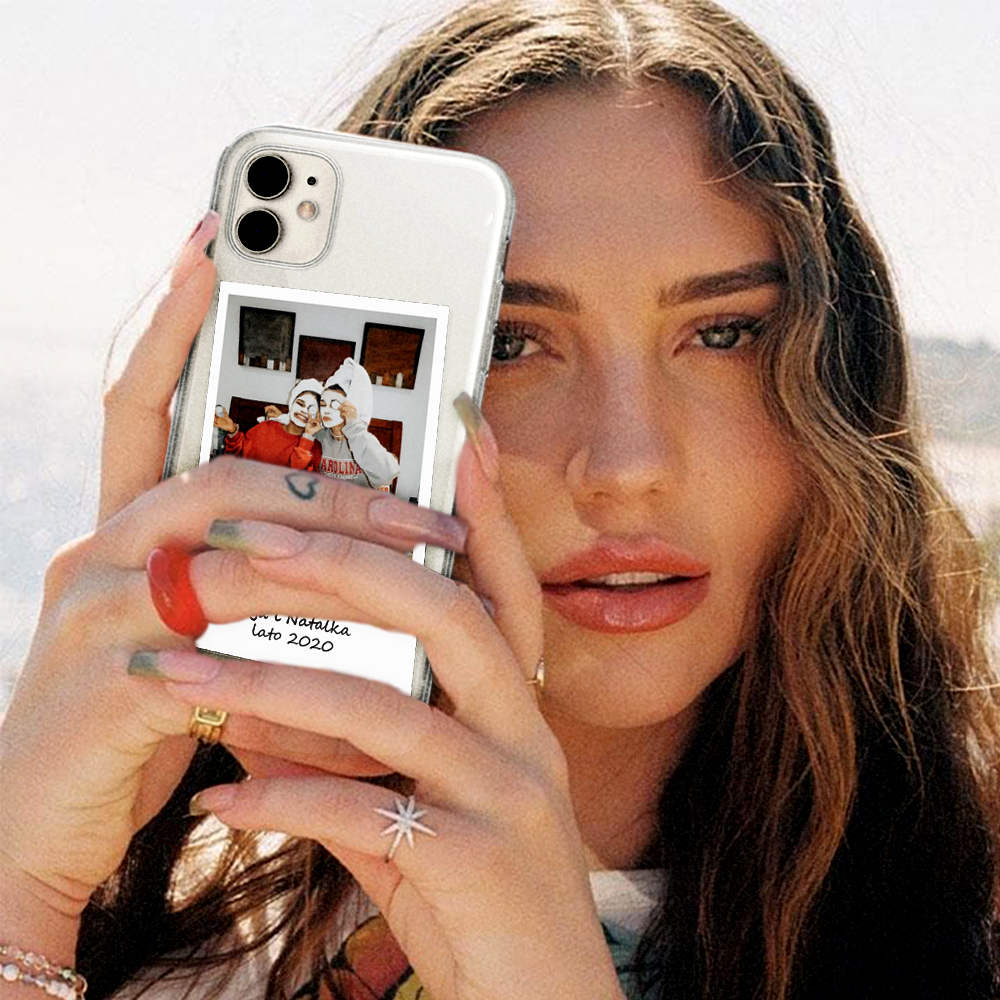 Etui do iPhone 11 Polaroid z własnym zdjęciem, upominek na prezent