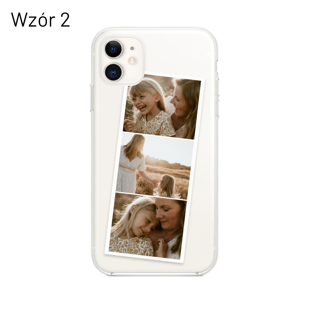Etui do iPhone 11 Polaroid z własnym zdjęciem, upominek na prezent