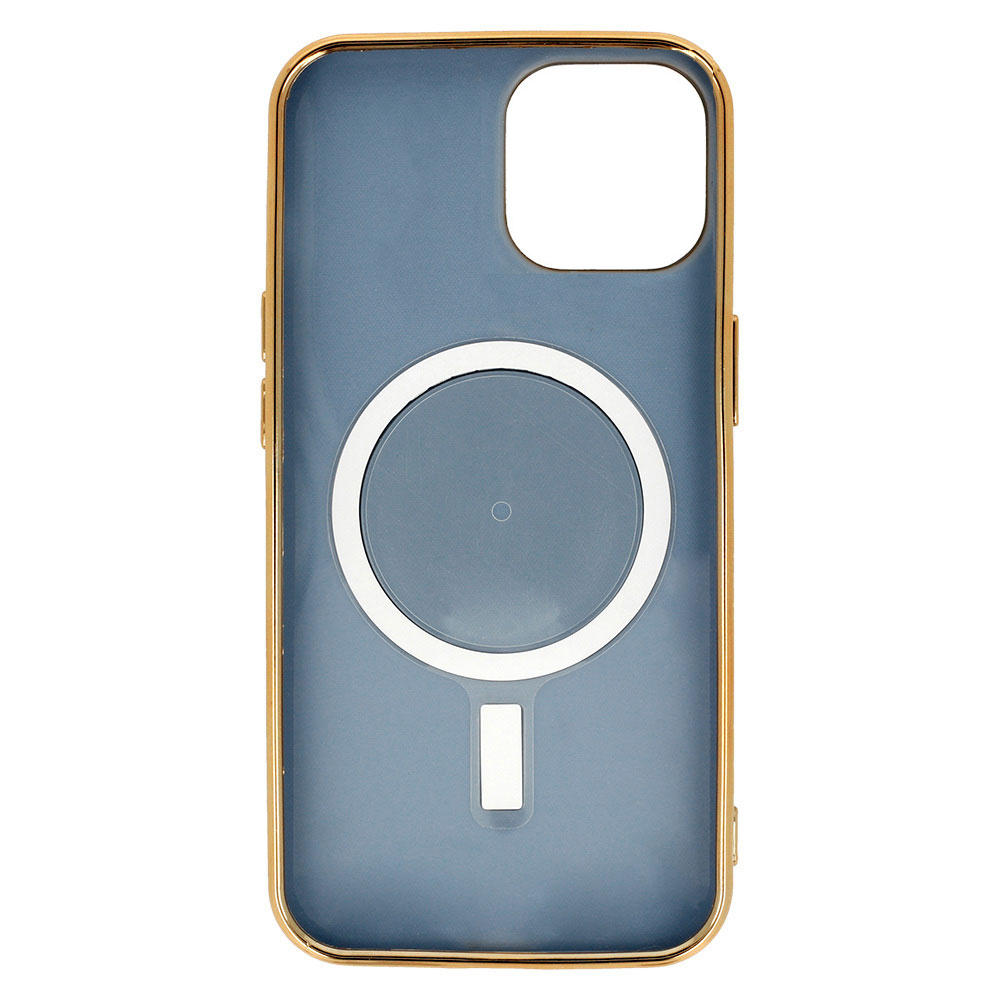Etui do iPhone 12 Pro Liquid Gold Magsafe, niebieskie