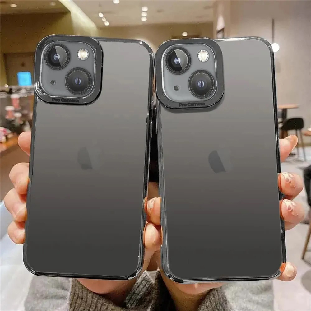 Etui do iPhone 14 Plus Camera High PRO z osłoną kamery, czarne grafitowe