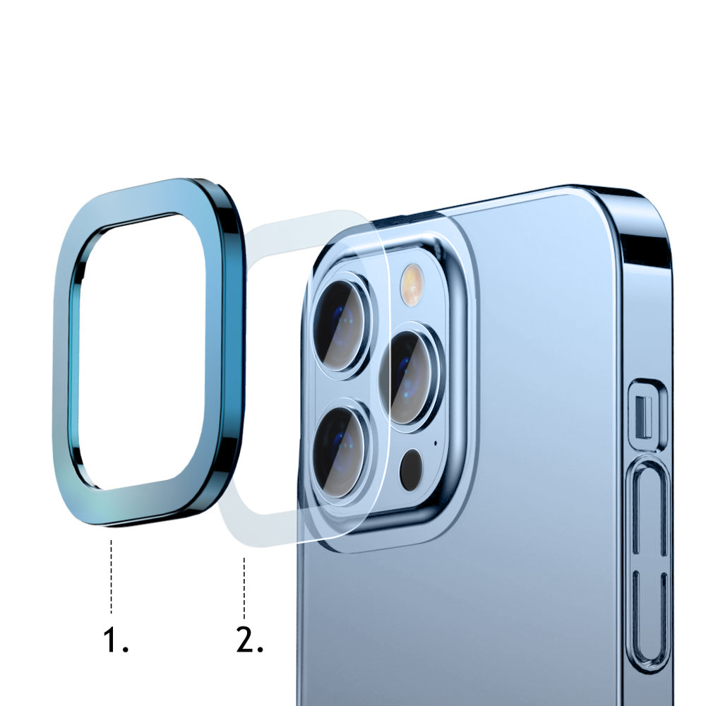 Etui do iPhone 13 Pro Blue Sky krystalicznie czyste, niebieskie