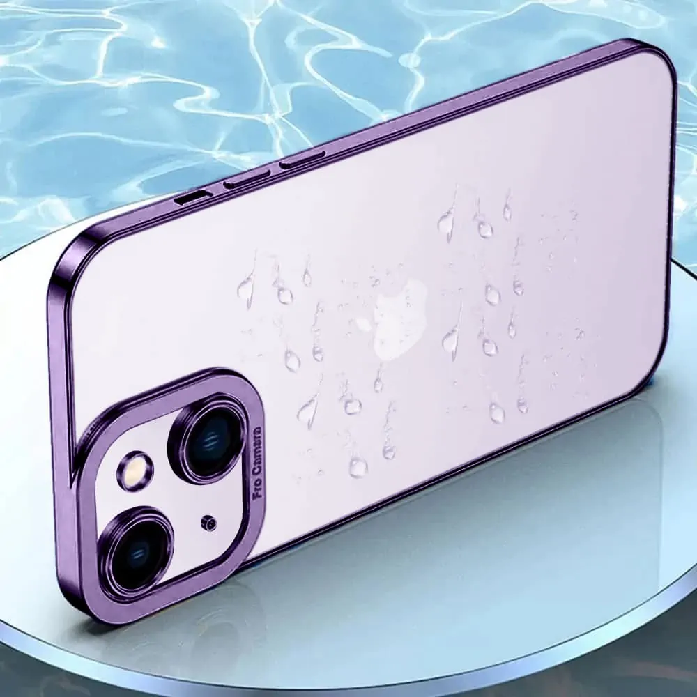 Etui do iPhone 14 Plus Camera High PRO z osłoną kamery, fioletowe