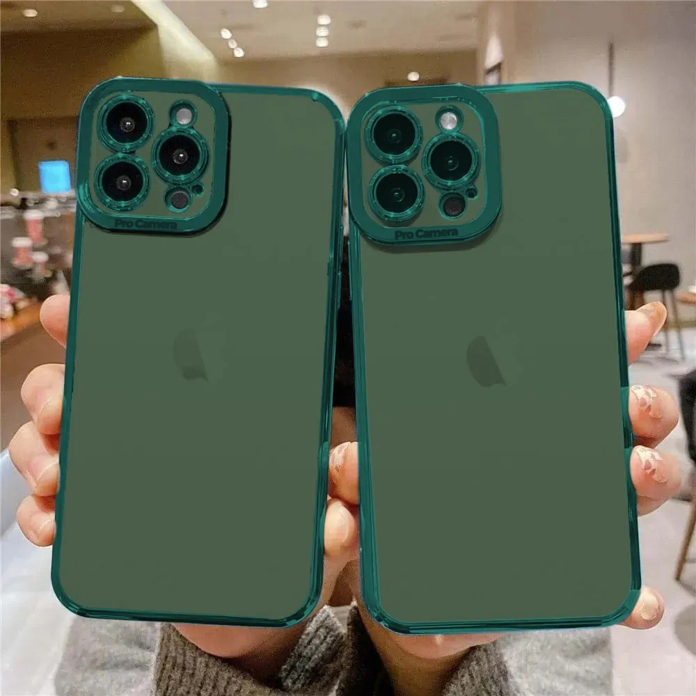 Etui do iPhone 13 Pro Max Camera High PRO z osłoną kamery, zielone alpejska zieleń (OUTLET)