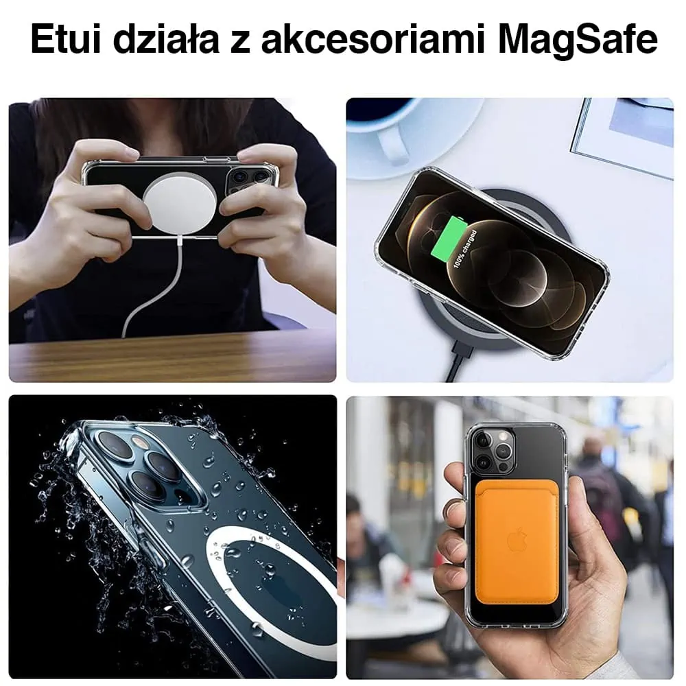 Etui do iPhone 11 Pro Clear Case przeźroczyste, twardy tył z MagSafe