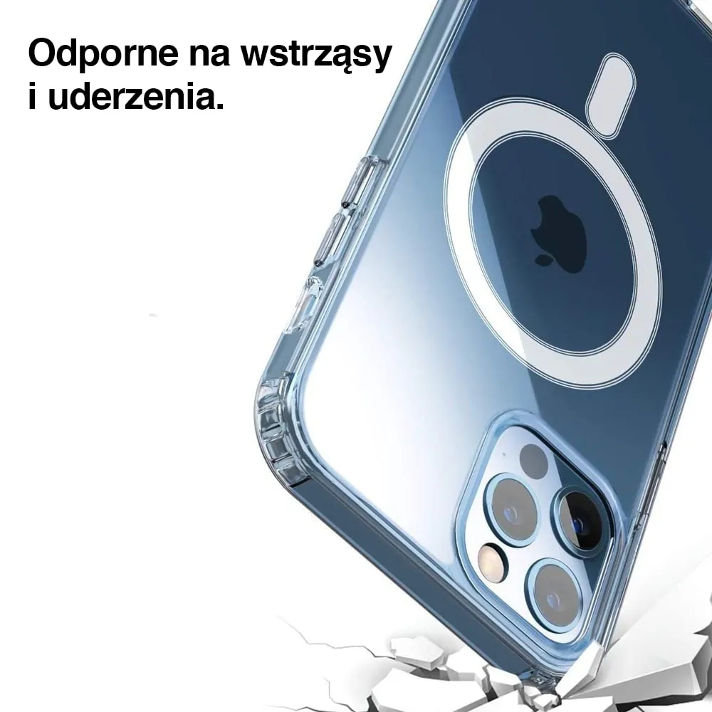 Etui do iPhone 11 Pro Clear Case przeźroczyste, twardy tył z MagSafe