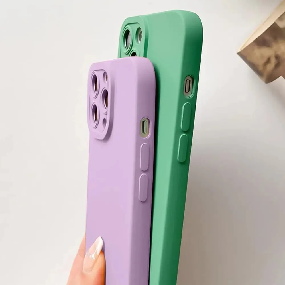 Etui do iPhone 14 Pro Camera High PRO original silikonowe, fioletowy