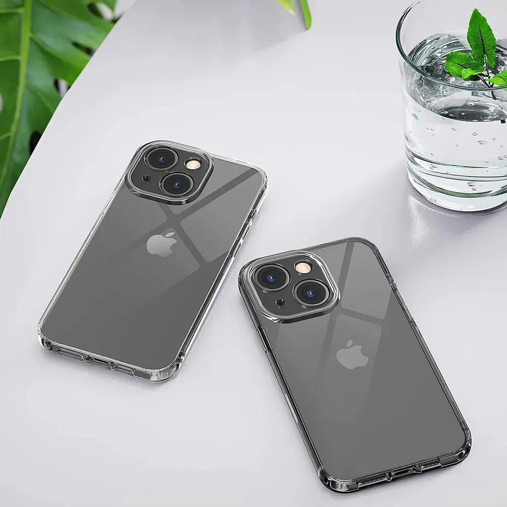 Etui do iPhone 14 Plus przeźroczyste pancerne anti-shock ze wzmocnionymi krawędziami