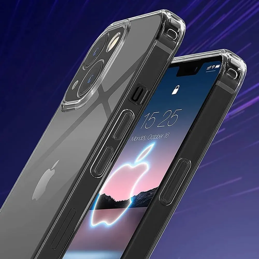 Etui do iPhone 14 Plus przeźroczyste pancerne anti-shock ze wzmocnionymi krawędziami