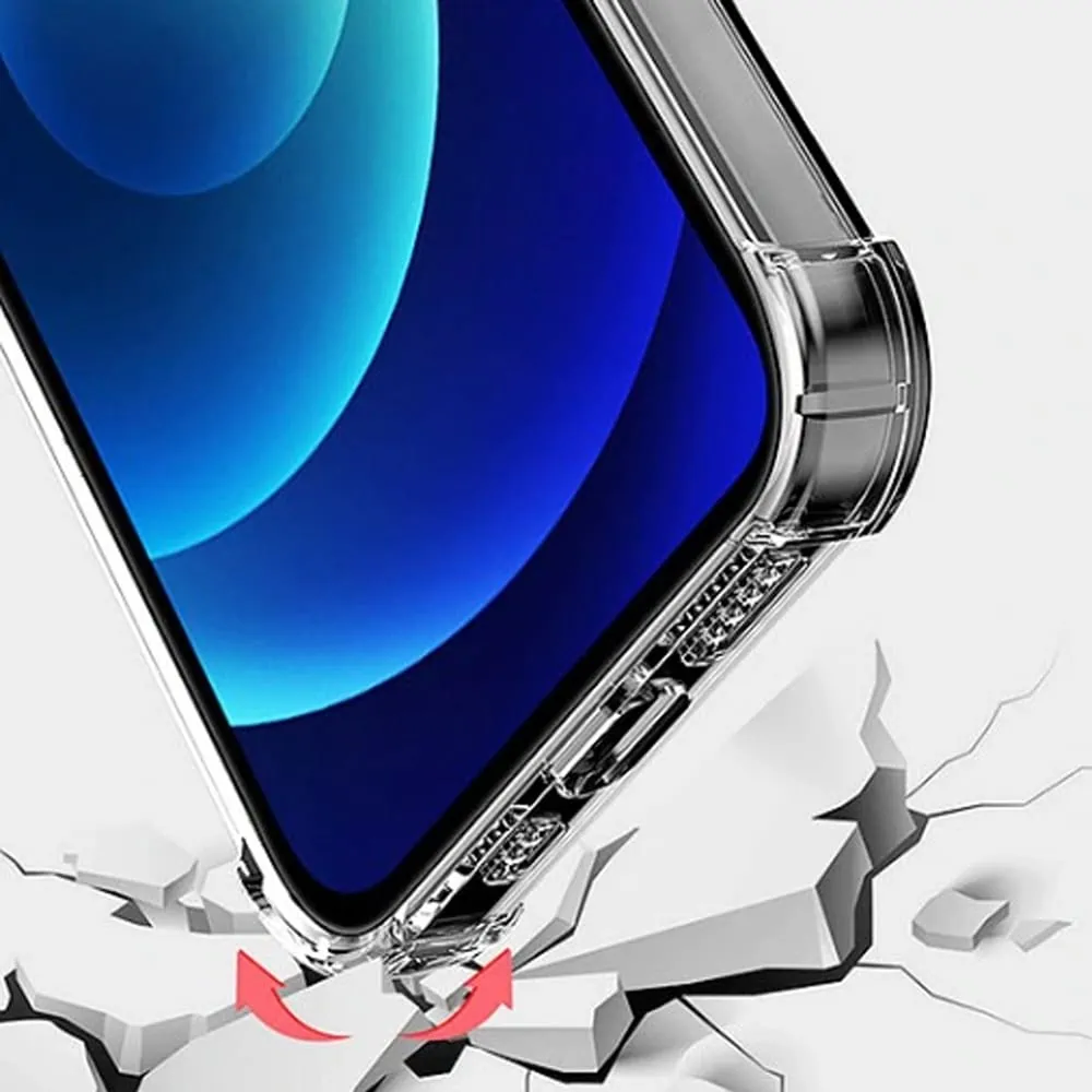 Etui do iPhone 14 Plus przeźroczyste pancerne anti-shock ze wzmocnionymi krawędziami