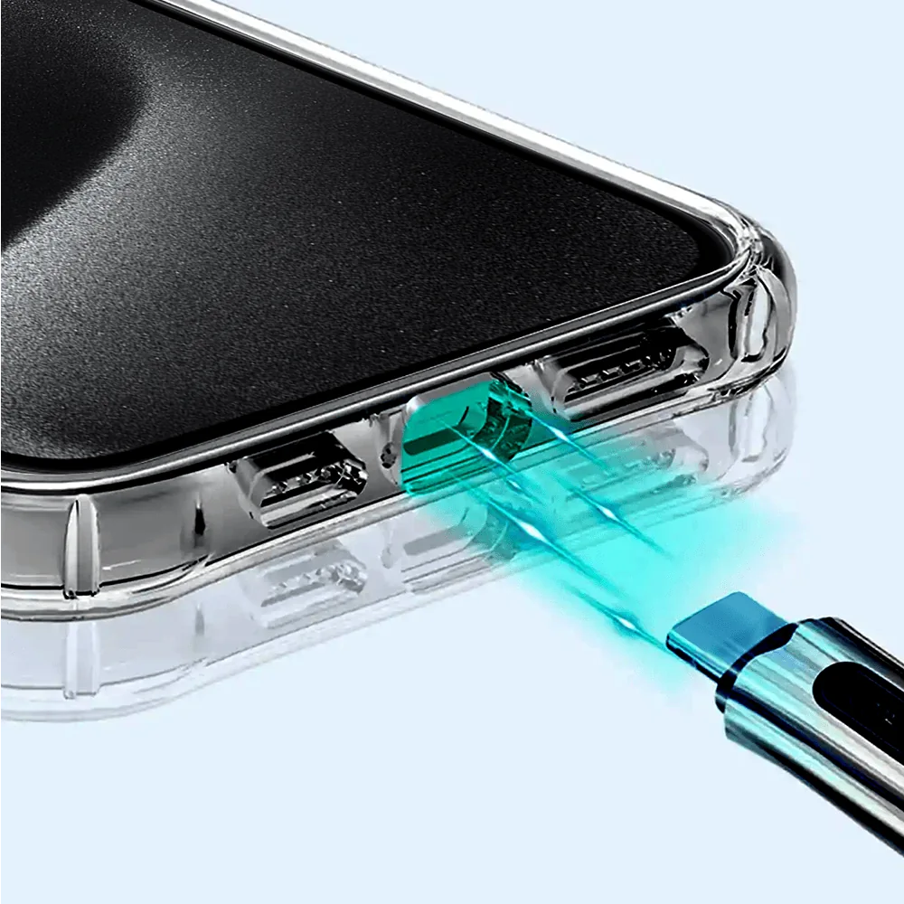 Etui do iPhone 15 Pro Clear Case przeźroczyste, twardy tył z MagSafe