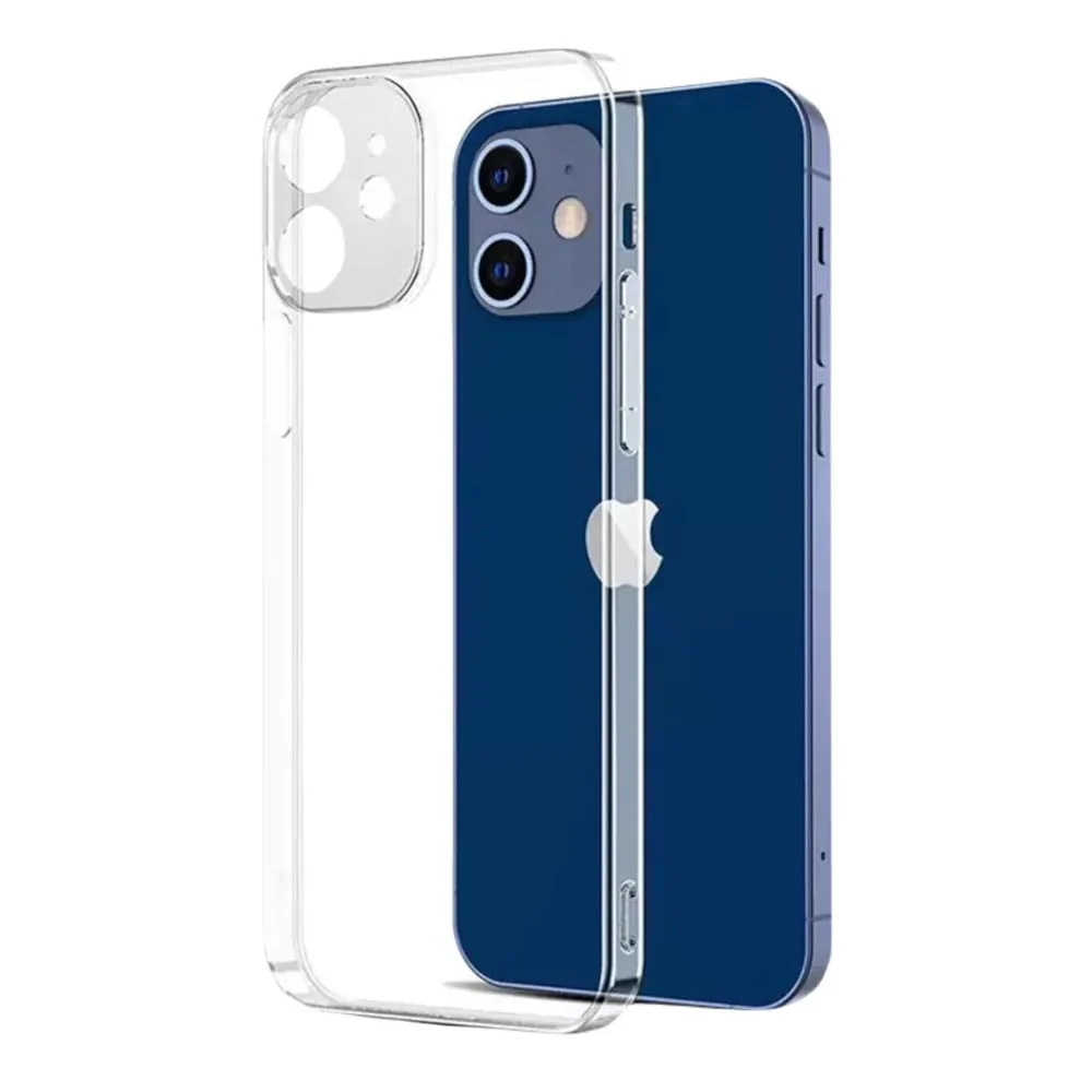 Etui do iPhone 12 Crystal Cam przeźroczyste transparentne, ochrona kamery