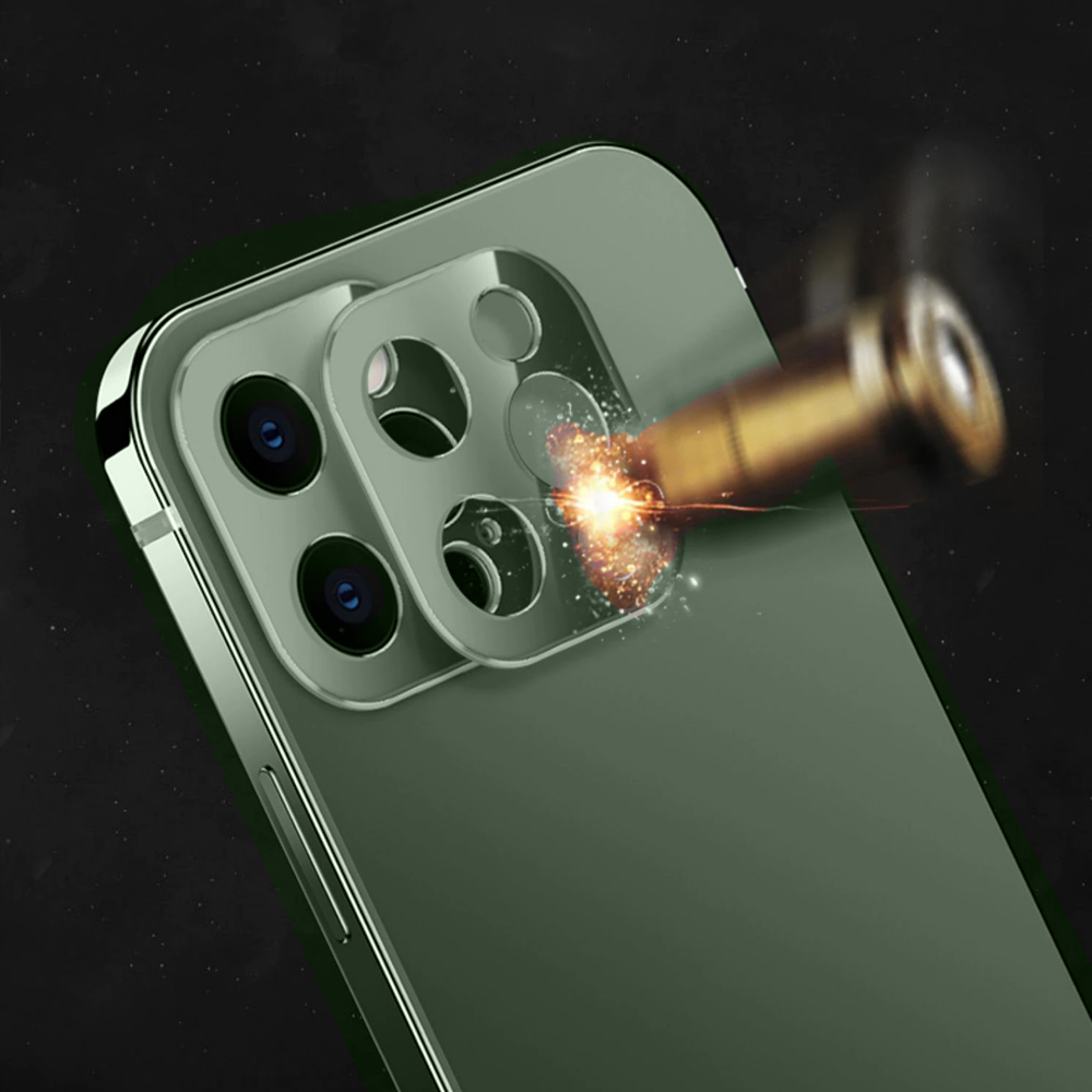Etui do iPhone 13 Pro Max Luxury Skin ultra cienkie, pełny tył z metalową ramką, alpejska zieleń