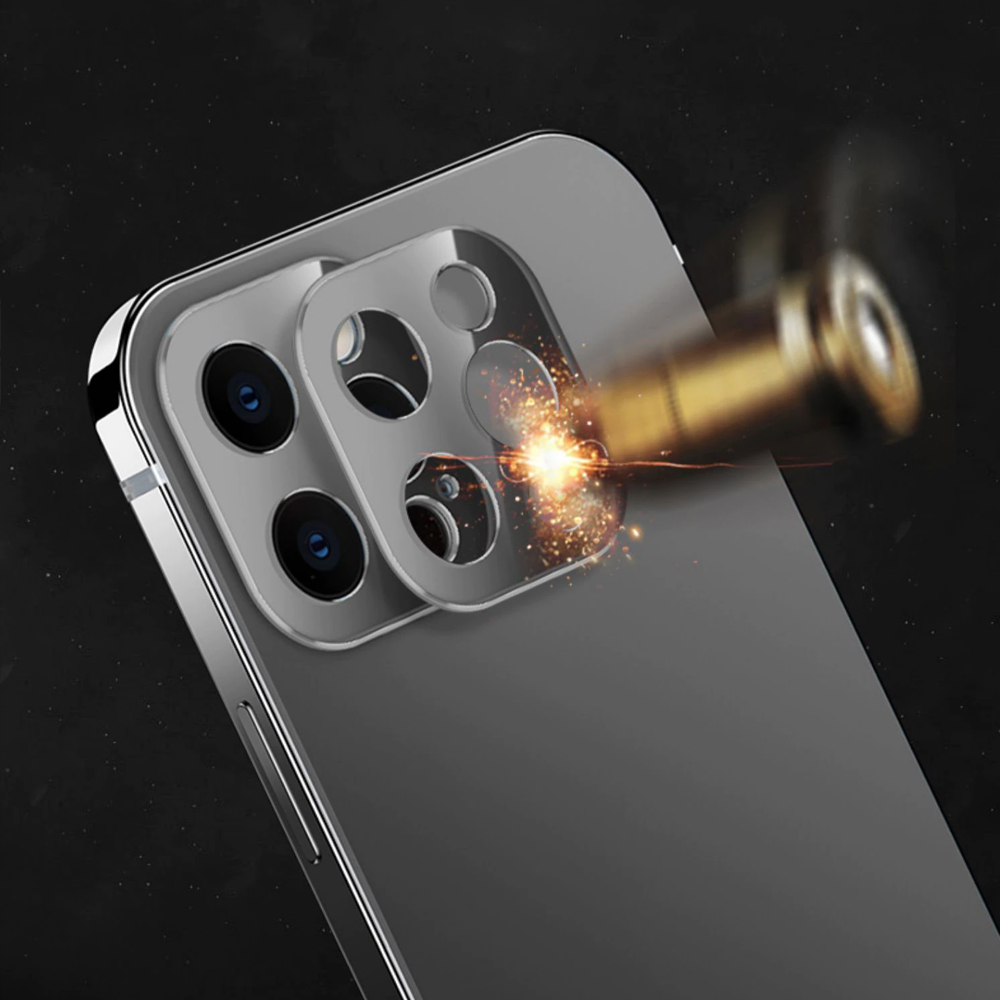 Etui do iPhone 13 Pro Luxury Skin ultra cienkie, pełny tył z metalową ramką, czarne