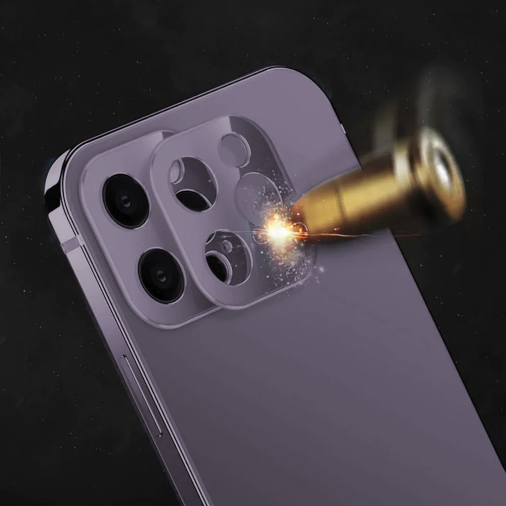 Etui do iPhone 14 Pro Max Luxury Skin ultra cienkie, pełny tył z metalową ramką, głęboka purpura