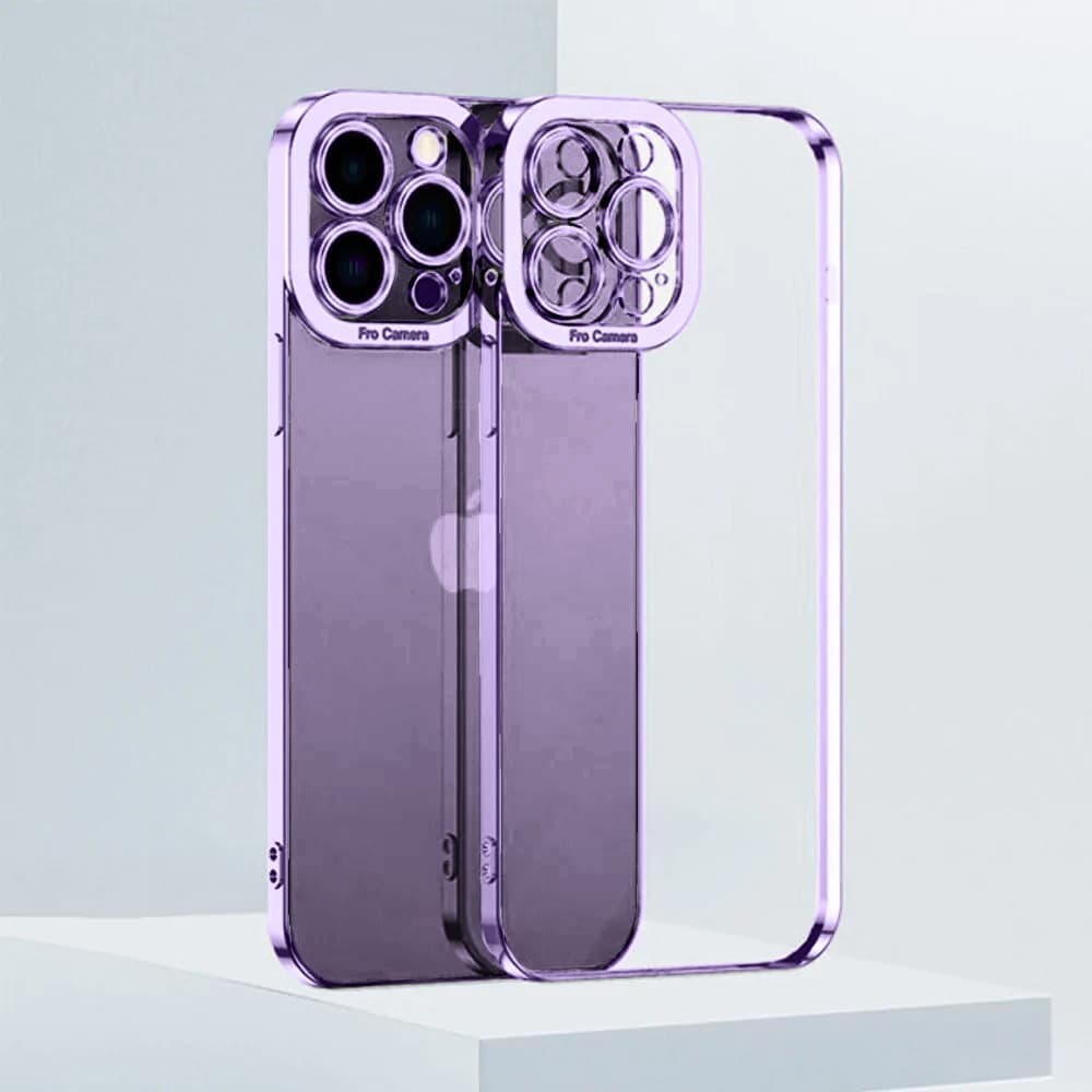 Etui do iPhone 14 Pro Max Camera High PRO z osłoną kamery, fioletowe (OUTLET)