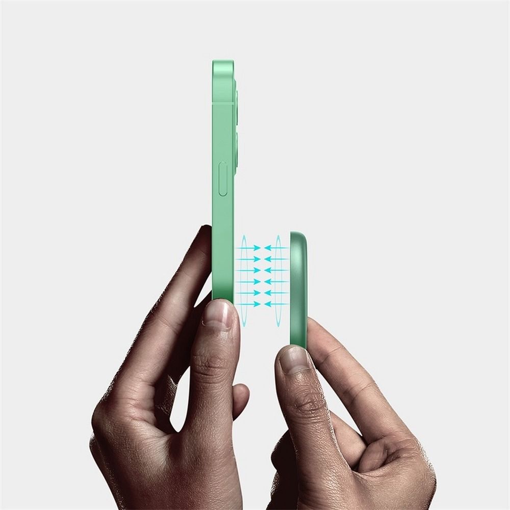 Ładowarka magnetyczna do MagSafe iPhone 14/13/12 (Mini/Plus/Pro/Pro Max) Qi 15W, zielona