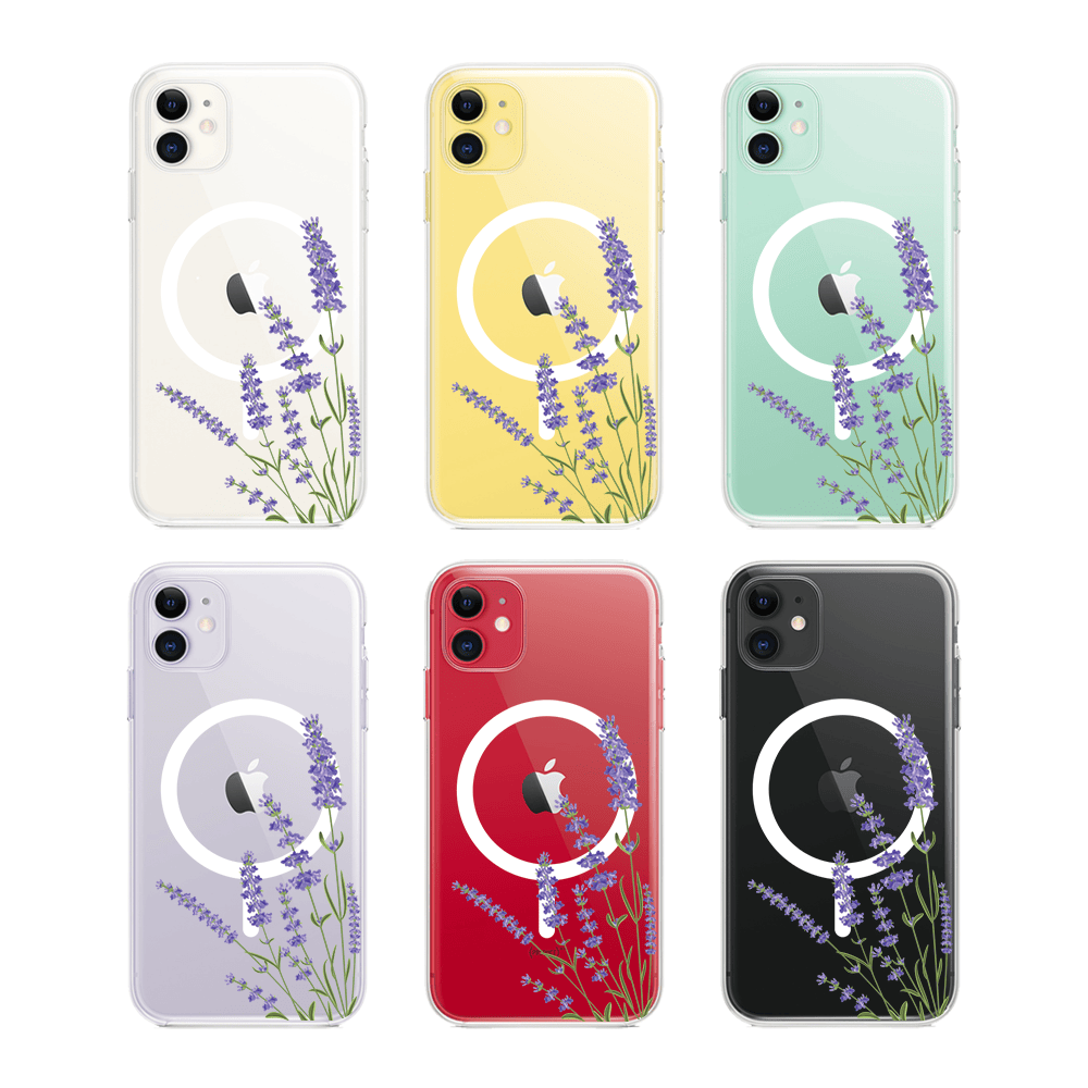 Etui do iPhone 11, lawenda z Magsafe