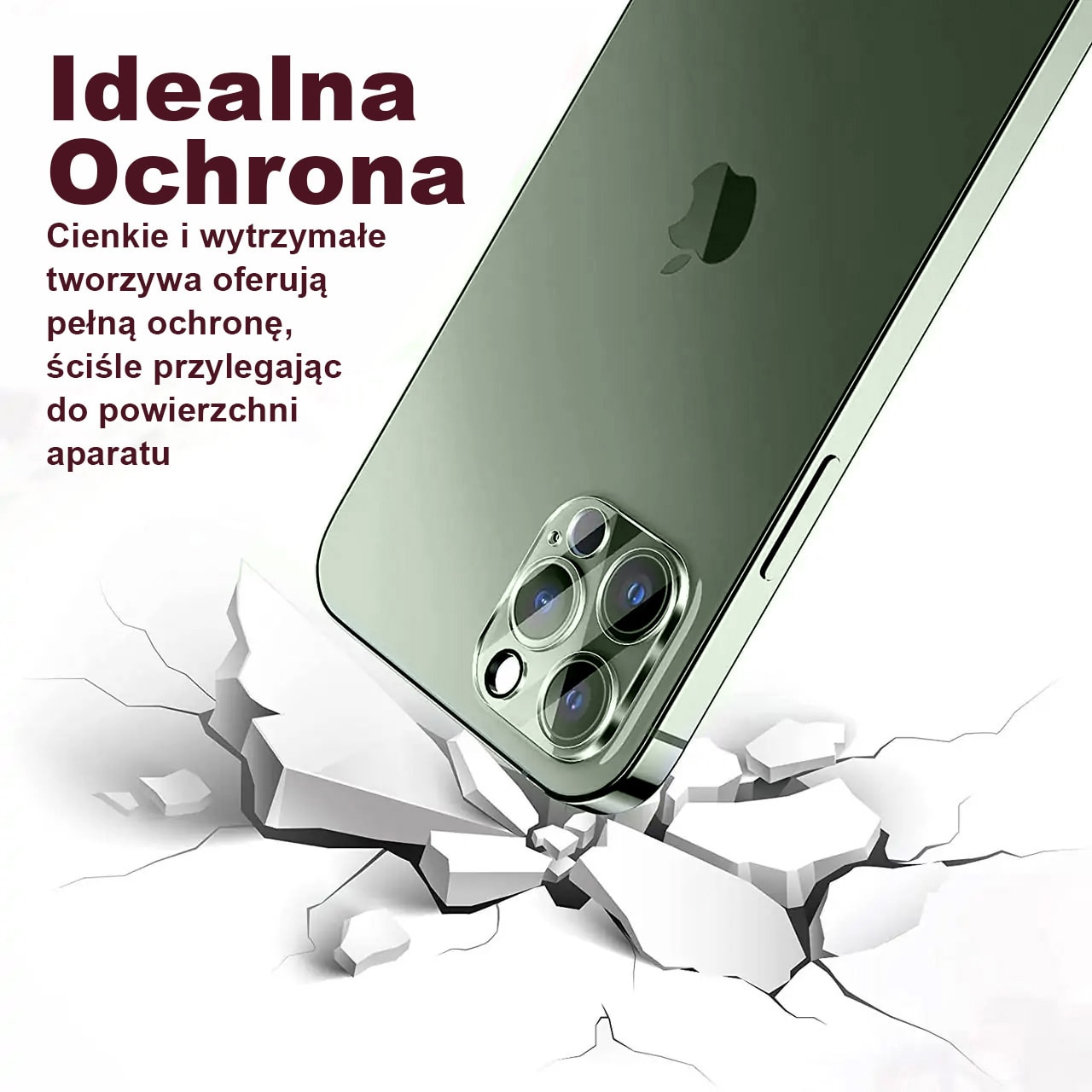 iPhone 11 Pro pełne szkło hartowane na cały aparat, kamerę