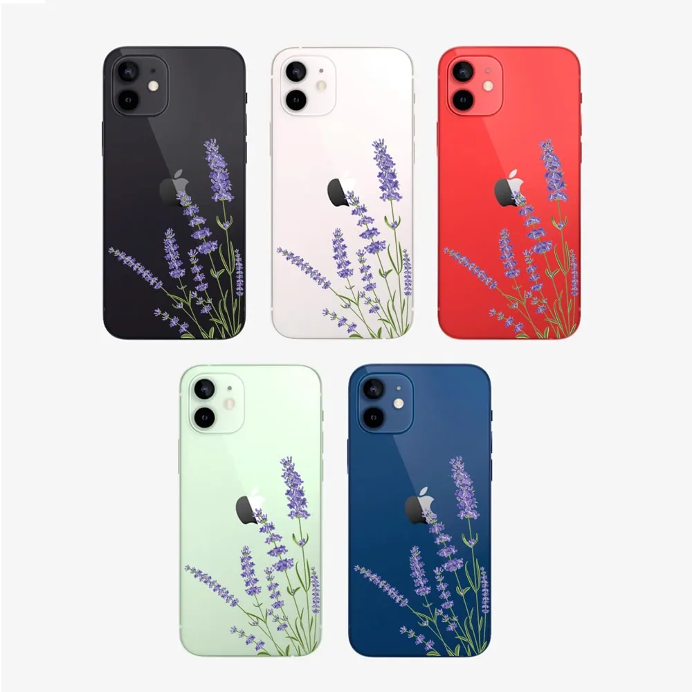 Etui do iPhone 12 Mini, lawenda