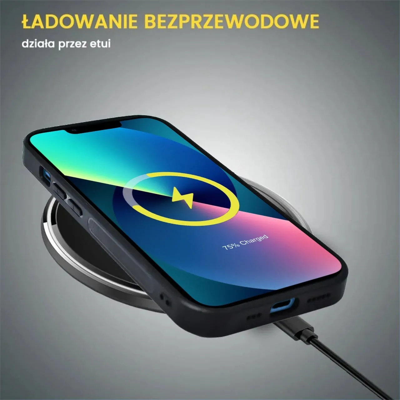 Etui do iPhone 13 Alcantara Magsafe Cover, przyjemne w dotyku, niebieskie