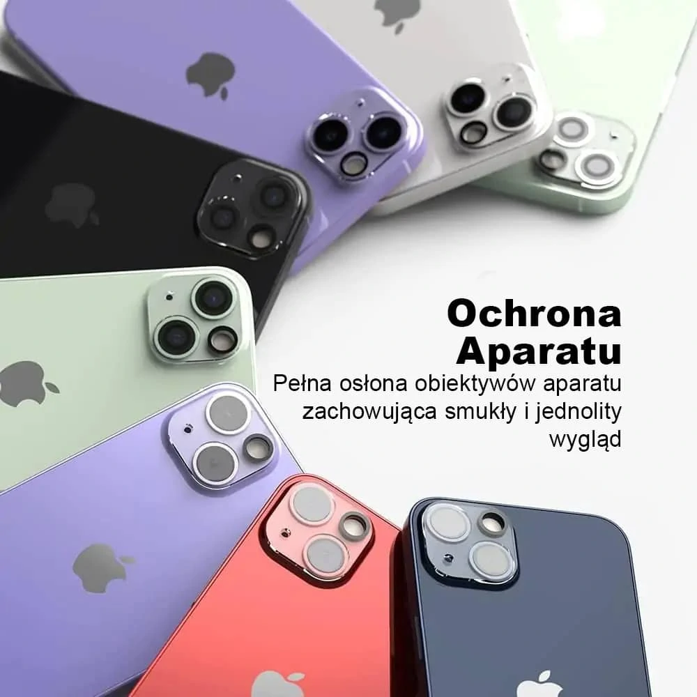 iPhone 13 pełne szkło hartowane na cały aparat, kamerę