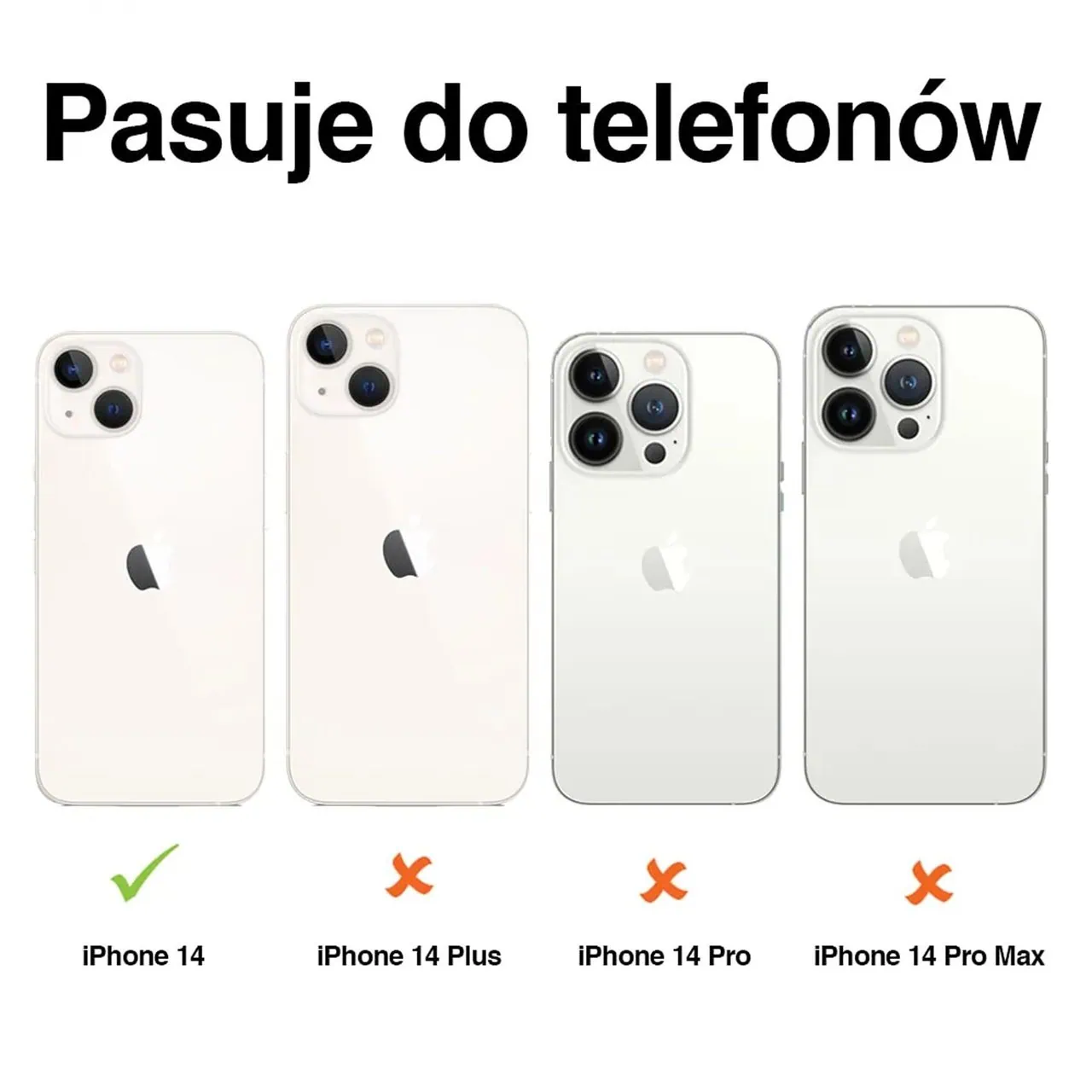 Etui do iPhone 14 z MagSafe, błyszczący brokat, przeźroczyste