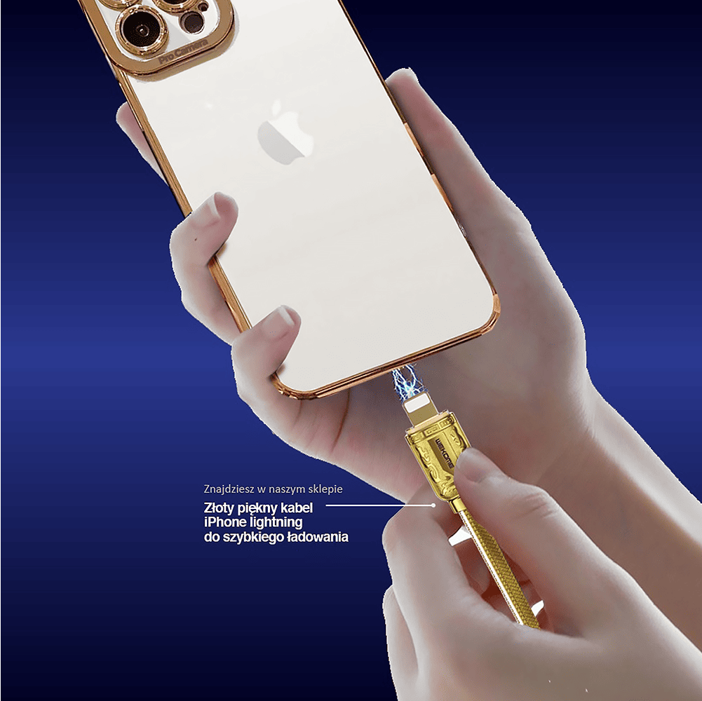 Etui do iPhone 15 Pro Camera High PRO z osłoną kamery, czerwone złoto