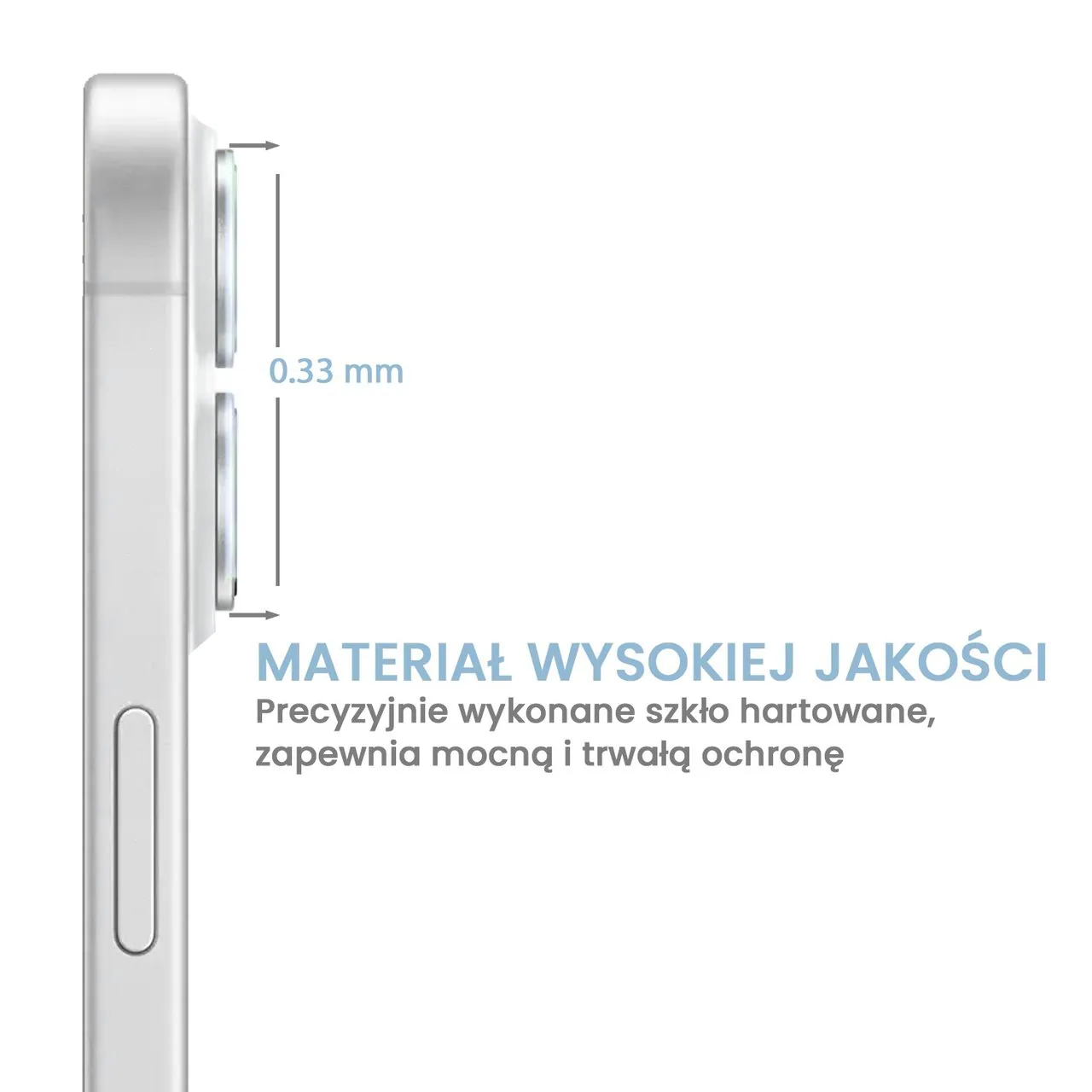 iPhone 16 pełne szkło hartowane na cały aparat, kamerę