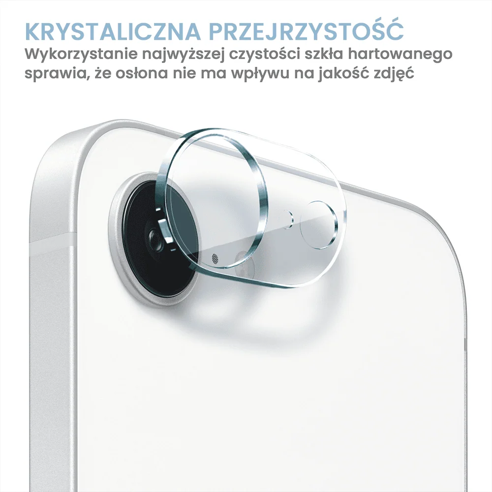 iPhone 16e pełne szkło hartowane na cały aparat, kamerę
