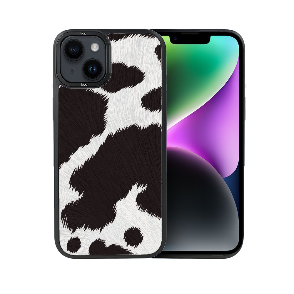 Etui do iPhone 14 IBIZU DropGuard Matt z MagSafe, Zew Natury, Polska Krowa