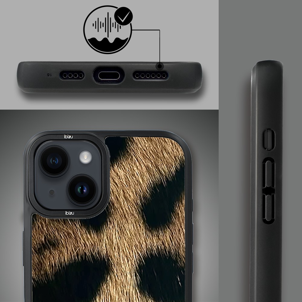 Etui do iPhone 14 Plus IBIZU DropGuard Matt z MagSafe, Zew Natury, Lampart