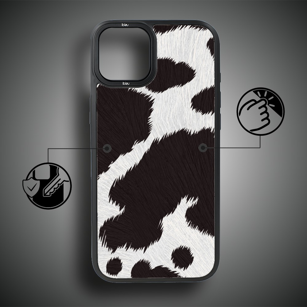 Etui do iPhone 14 IBIZU DropGuard Matt z MagSafe, Zew Natury, Polska Krowa
