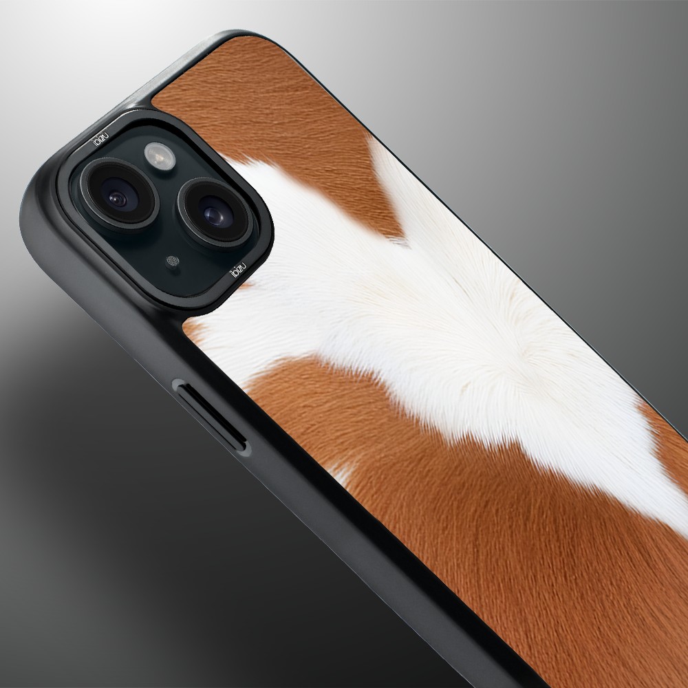 Etui do iPhone 15 Plus IBIZU DropGuard Matt z MagSafe, Zew Natury, Alpejska Krowa