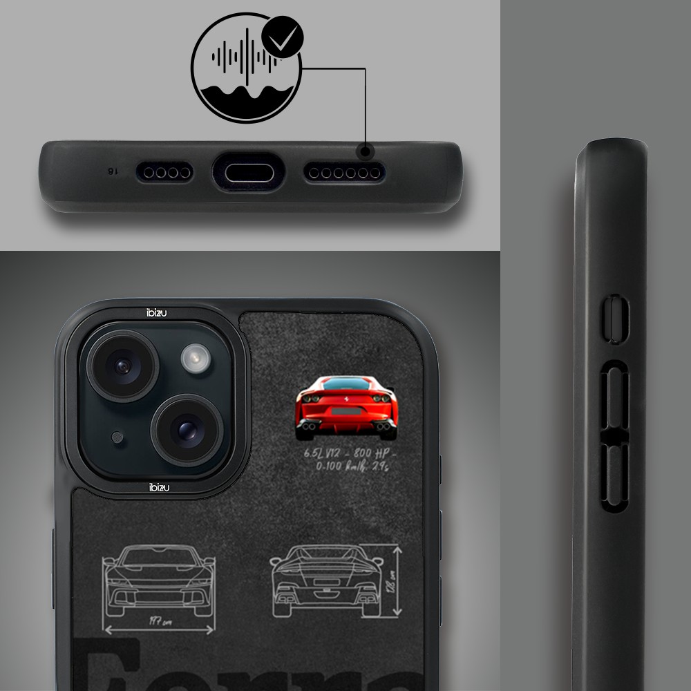 Etui do iPhone 15 IBIZU DropGuard Matt z MagSafe, TechDrive, 812 Superfast