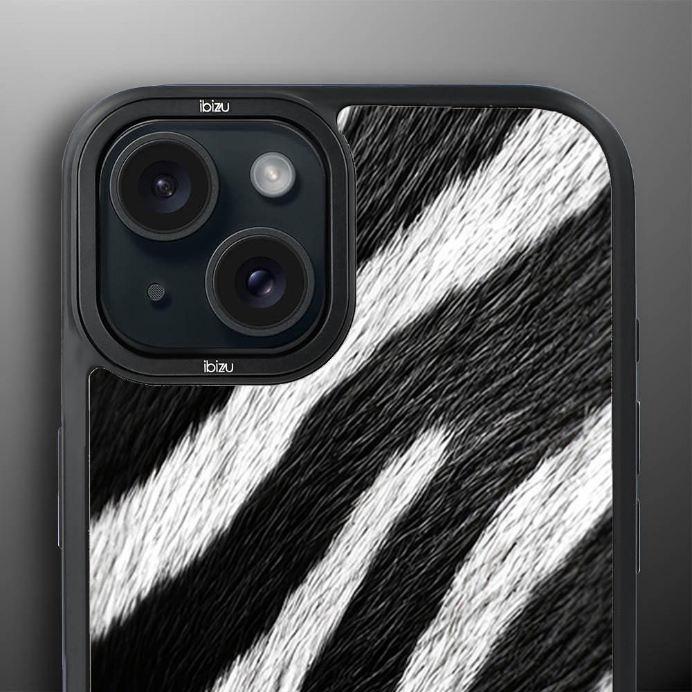 Etui do iPhone 15 Plus IBIZU DropGuard Matt z MagSafe, Zew Natury, Zebra