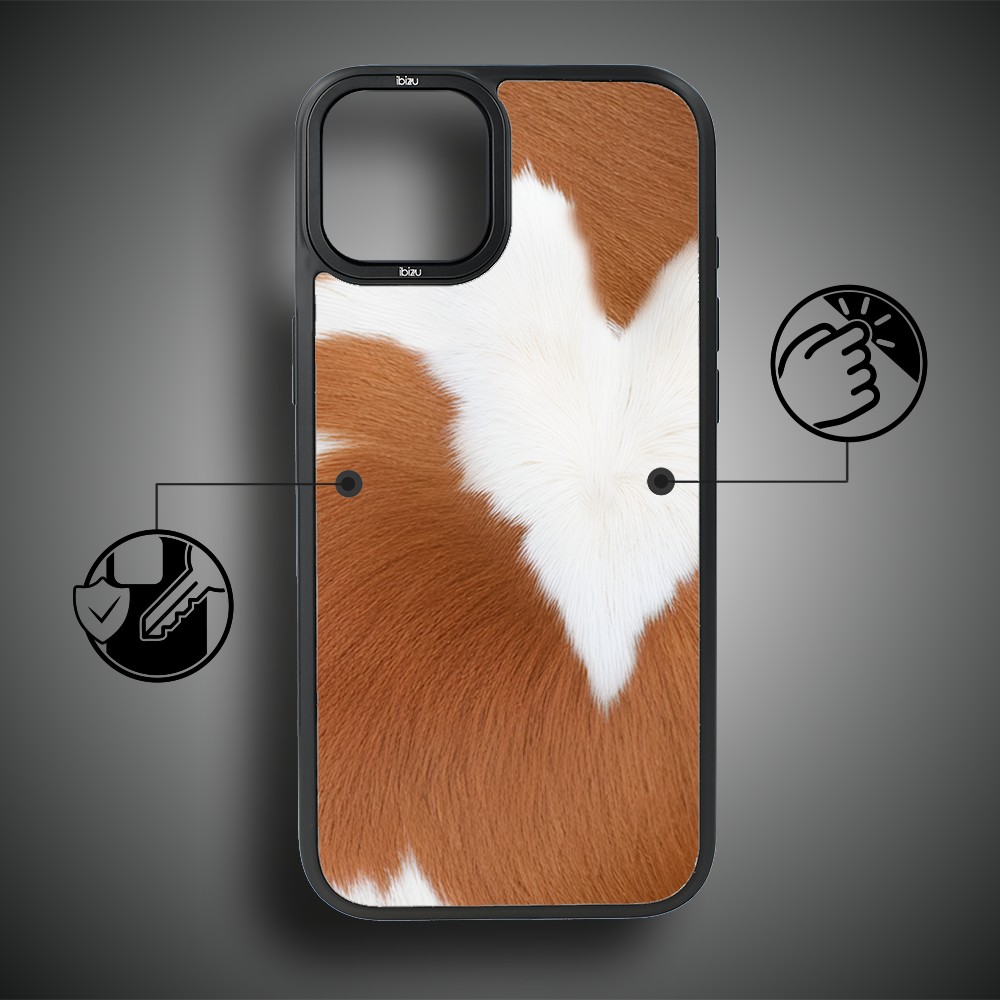 Etui do iPhone 15 Plus IBIZU DropGuard Matt z MagSafe, Zew Natury, Alpejska Krowa