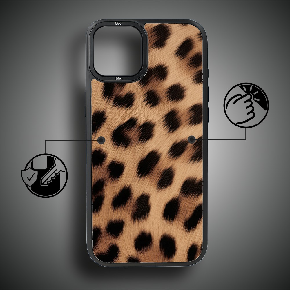 Etui do iPhone 15 IBIZU DropGuard Matt z MagSafe, Zew Natury, Pantera